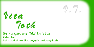 vita toth business card